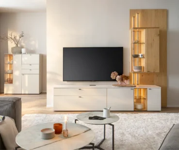 Venjakob Vanya White TV Display